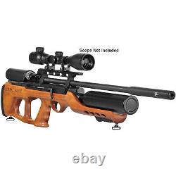 Hatsan AirMax Side Lever Bullpup Wood Stock. 25 Caliber PCP Air Rifle