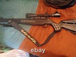 Hatsan BT65 pcp air rifle. 25 with two stocks. Synthetic and wooden