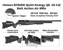 Hatsan BT65SB Quiet Energy QE. 25 Caliber Bolt Action Air Rifle