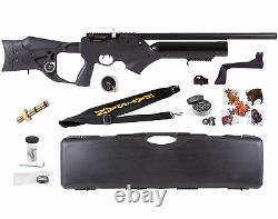 Hatsan Barrage. 22 Caliber PCP Air Rifle with Paper Targets and Pellets Bundle