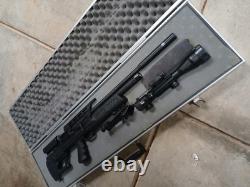 Hatsan BullBoss. 177 PCP Air Rifle with Air Compressor, Scope, Ammo, and Bipod