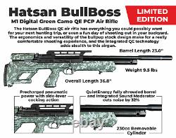 Hatsan BullBoss Limited Edition. 25 Cal PCP DG Air Rifle withTargets&Pellets&Scope