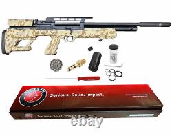 Hatsan BullBoss Limited Edition. 25Cal PCP Side Lever Digital Tan Camo Air Rifle