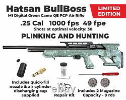 Hatsan BullBoss QE Limited Edition. 25 Cal 1000 FPS Side Lever PCP Air Rifle