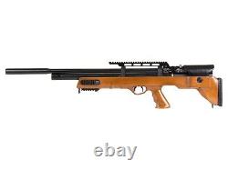 Hatsan BullBoss QE PCP Air Rifle Wood 0.25 Cal 970 FPS with Cleaning Pellets