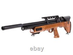 Hatsan BullBoss Wood QE. 22 Cal PCP Side Lever Air Rifle with Targets and Pellets