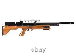 Hatsan BullBoss Wood QE. 22 Cal PCP Side Lever Air Rifle with Targets and Pellets