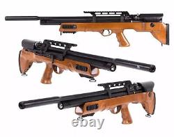 Hatsan BullBoss Wood QE. 25 Cal PCP Side Lever Air Rifle HGBullBoss-25W