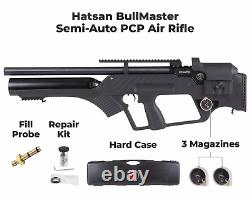 Hatsan BullMaster Semi-Auto. 22 Cal PCP Air Rifle and Pack of 250 Pellets Bundle