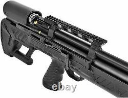 Hatsan Bullboss Air Rifle. 25 Pcp 1100 Fps Black/synthetic & 2 Mags