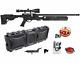 Hatsan Factor Rc Pcp. 25 Cal Air Rifle With Scope And Pellets And Hard Case Bundle