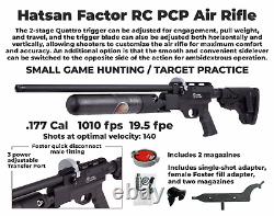 Hatsan Factor RC PCP Side Lever Action Air Rifle with Wearable4U Bundle