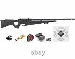 Hatsan Flash-R QE PCP Regulated. 177 Cal Air Rifle with Targets and Pellets