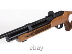 Hatsan Flash Wood QE 0.25 Cal PCP Air Rifle 900 FPS With Round Nose Pellets