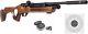 Hatsan Flash Wood Qe. 22 Cal Side Bolt Pcp Air Rifle With Pellets And Targets