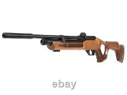 Hatsan Flash Wood QE. 22 Cal Side Bolt PCP Air Rifle with Pellets and Targets