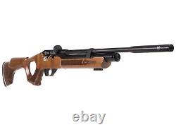 Hatsan Flash Wood QE. 25 Cal PCP Air Rifle with 150x Pellets and Targets Bundle