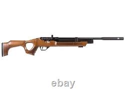 Hatsan Flash Wood QE. 25 Cal PCP Air Rifle with 150x Pellets and Targets Bundle