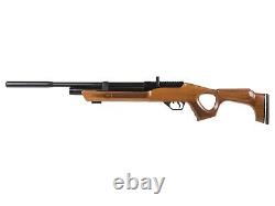 Hatsan Flash Wood QE. 25 Cal PCP Air Rifle with 150x Pellets and Targets Bundle