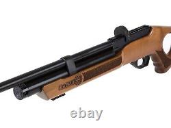 Hatsan Flash Wood QE. 25 Cal PCP Air Rifle with 150x Pellets and Targets Bundle