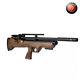 Hatsan Flashpup Q. Energy Pcp Air Rifle (. 25 Cal)- Hardwood