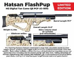 Hatsan FlashPup QE Limited Edition. 25 Cal 900 FPS Side Lever PCP Air Rifle