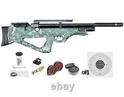 Hatsan FlashPup QE Limited Edition. 25 Cal PCP DG Air Rifle with Targets & Pellets