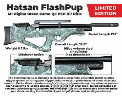 Hatsan FlashPup QE Limited Edition. 25 Cal PCP DG Air Rifle with Targets & Pellets