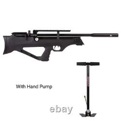 Hatsan FlashPup QE PCP Air Rifle Synthetic Stock. 25 Caliber w PCP Hand Pump