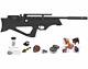 Hatsan Flashpup Synthetic Qe. 25 Cal Air Rifle With Pellets And Targets Bundle
