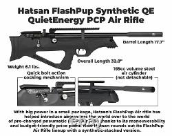 Hatsan FlashPup Synthetic QE QuietEnergy PCP. 177 Caliber Air Rifle