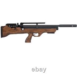 Hatsan FlashPup Wood Stock PCP Air Rifle with QE Sound Moderator