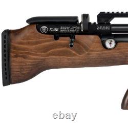 Hatsan FlashPup Wood Stock PCP Air Rifle with QE Sound Moderator