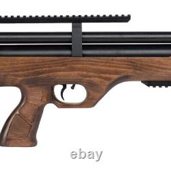 Hatsan FlashPup Wood Stock PCP Air Rifle with QE Sound Moderator