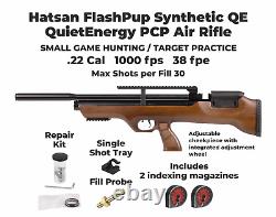 Hatsan FlashPupQE QuietEnergy QE PCP. 22 Caliber Air Rifle