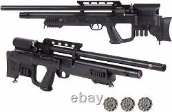 Hatsan Gladius. 25 Cal PCP Bullpup Side Lever Air Rifle with Targets and Pellets