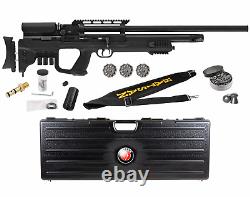 Hatsan Gladius Long PCP. 25 Cal Side Lever Action Air Rifle with Pellets Bundle