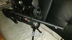 Hatsan Hercules Bully Pcp Air Rifle. 35 Cal Black Synthetic Stock