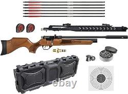 Hatsan Hydra. 25 Cal QE PCP Air Rifle withBarrel&Arrows & Case & Targets & Pellets