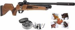 Hatsan Hydra QE PCP. 25 Cal Air Rifle with Paper Targets and 150x Pellets Bundle