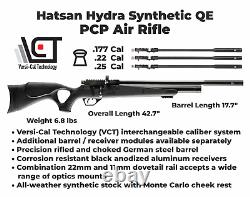 Hatsan Hydra Synthetic. 177 Caliber QE PCP Side Bolt-Action Pellet Air Rifle