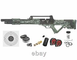 Hatsan Invader Limited Edition. 25 Cal PCP DG Camo Air Rifle withTargets & Pellets