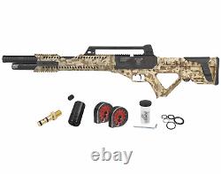 Hatsan Invader Limited Edition. 25 Cal PCP Side Bolt Digital Tan Camo Air Rifle