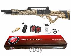 Hatsan Invader Limited Edition. 25 Cal PCP Side Bolt Digital Tan Camo Air Rifle