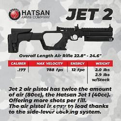 Hatsan Jet I & II Air Rifle. 177 Cal PCP + H&N Sport Hornet Pellets, 225ct