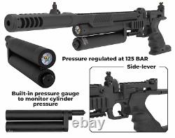 Hatsan Jet II Regulated QE. 22 Cal PCP Side-Lever Air Rifle JET2-QER with Pellets