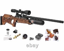 Hatsan NeutronStar. 22 Cal Air Rifle with Scope and Pellets and Targets Bundle