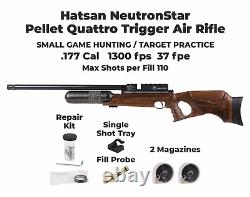 Hatsan NeutronStar PCP. 177 Cal Pellet Quattro Trigger Air Rifle