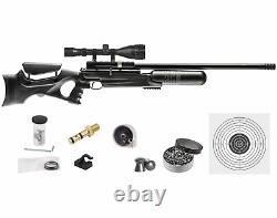 Hatsan NeutronStar Syn. 25 Cal QE PCP Air Rifle with Scope and Targets and Pellets