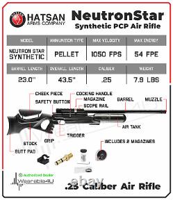 Hatsan NeutronStar Synthetic QE PCP Side lever Pellet Air Rifle
